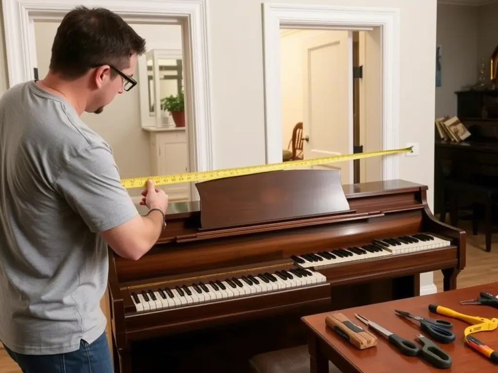 Measure your piano and doorways Measure your piano and doorways